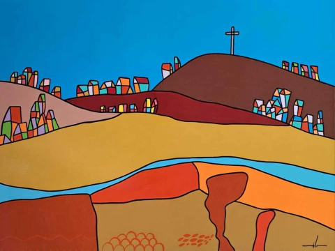 Obra Milo Lockett 130x180 cm - comprar online