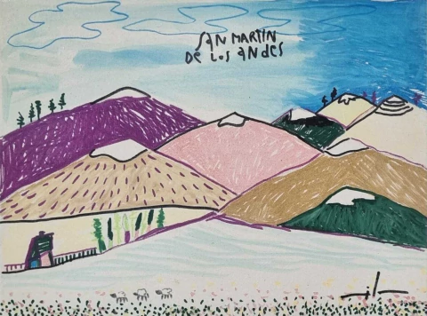 Obra Milo Lockett 30x40cm - comprar online