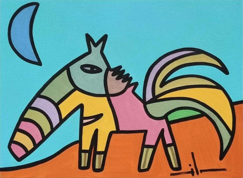 Obra Milo Lockett 30x40cm - comprar online