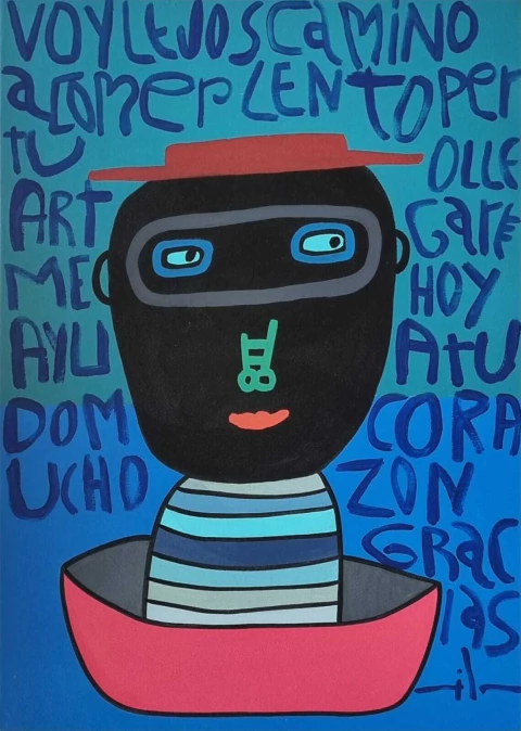 Obra Milo Lockett 50x70cm - comprar online