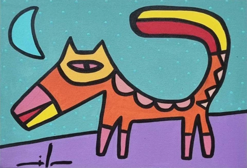 Obra Milo Lockett 30x40cm - comprar online