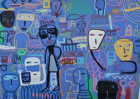 Obra Milo Lockett 140x200 - comprar online