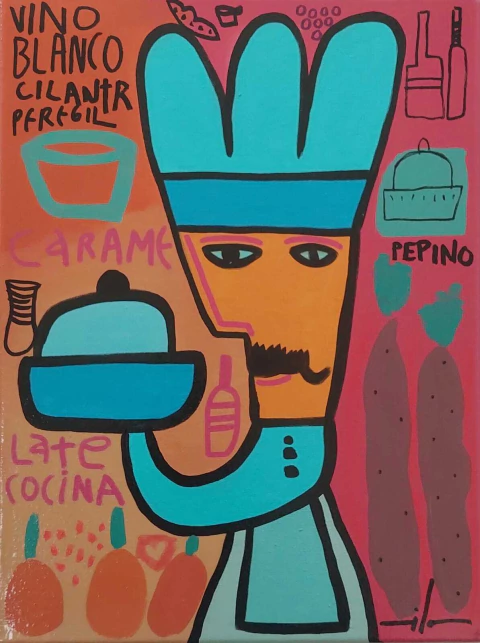 Obra Milo Lockett 30x40cm - comprar online