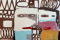 Obra Milo Lockett 112X76 cm