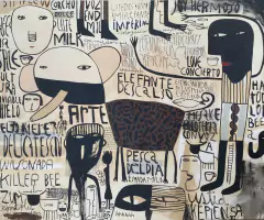 Obra Milo Lockett 160x195 cm