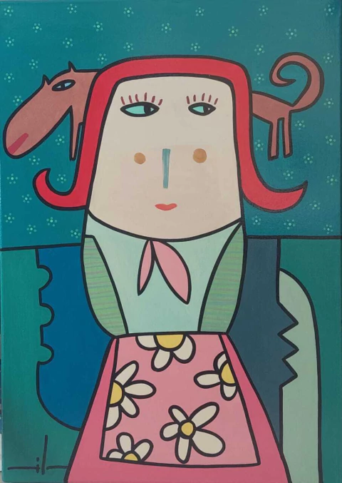 Obra Milo Lockett 50x70cm