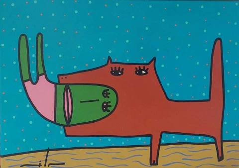 Obra Milo Lockett 50x70cm