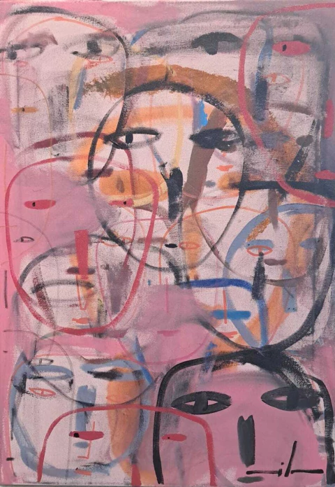 Obra Milo Lockett 50x70cm