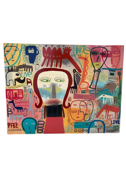 Obra Milo Lockett 100x130cm