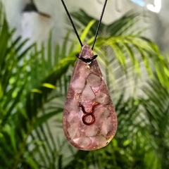 AMULET Zodiac Taurus - (Rose Quartz)