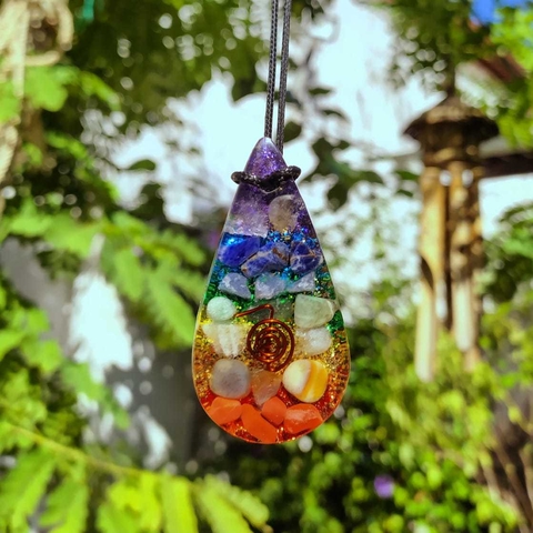 Chokurei Drop Amulet - 7 Chakras