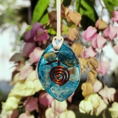 PETAL AMULET | BLUE APATITE