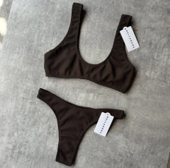 CONJUNTO BIKINI KYLIE CHOCOLATE