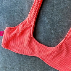 CORPIÑO BIKINI KYLIE CORAL NEON en internet