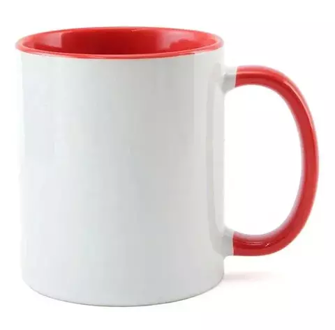 Caneca com alça colorida ♦ Personalizada