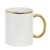 Caneca borda Dourada ♦ Personalizada