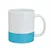 Caneca com faixa de glitter colorida ♦ Personalizada