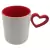 Caneca alça coração coração inteira ♦ Personalizada