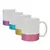 Imagem do Caneca com faixa de glitter colorida ♦ Personalizada