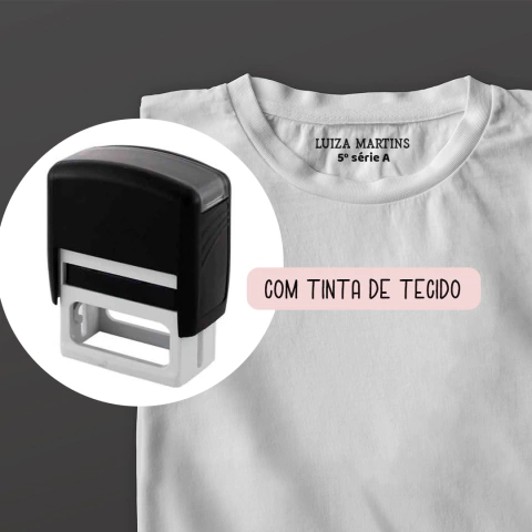 Carimbo para roupa ♦ Personalizado