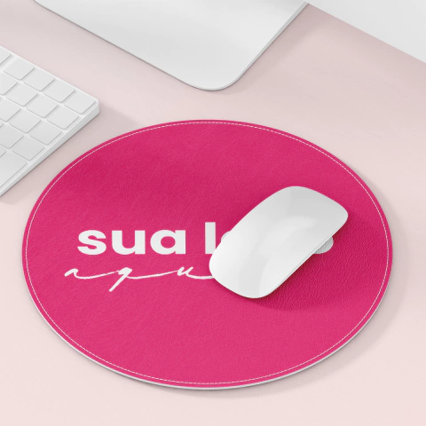 Mouse Pad Redondo ♦ Personalizado