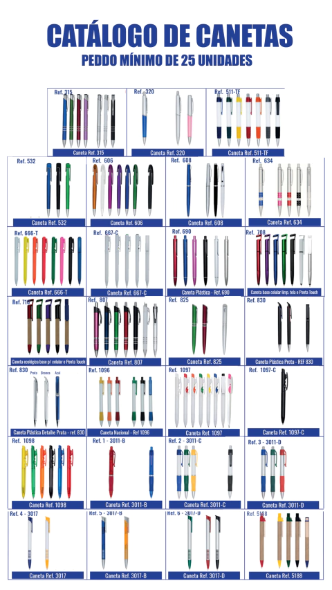 Caneta Personalizada | Catálogo