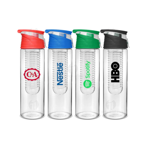 Squeeze Plástico com infusor 700ml - Personalizada