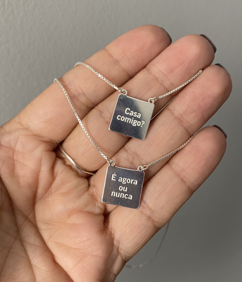 Escapulario Personalizado Quadrado - comprar online