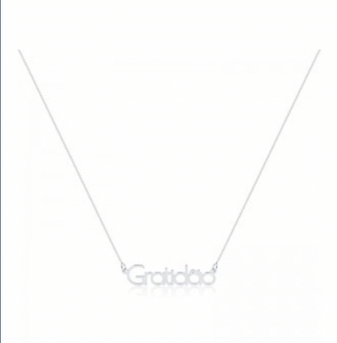 Colar Gratidão - comprar online