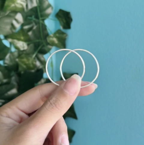 Brinco Argola Lisa 3,2cm - comprar online