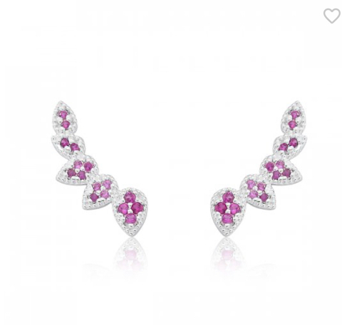 Brinco Ear Cuff Gotas cravejadas - comprar online