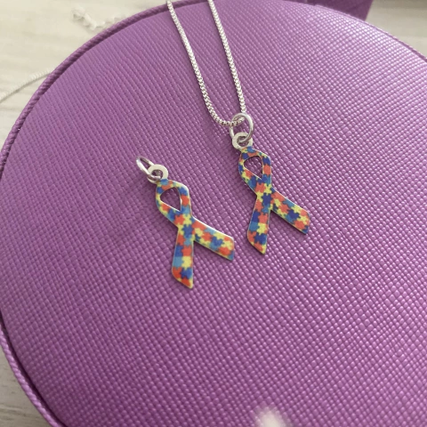 Pingente Autismo - Aço