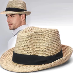 Zvip* 6705 Chapéu Trilby Panama Masculino - comprar online