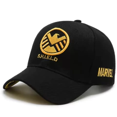 Shield* 8488 Boné Masculino Aba Curva Marvel Flex Fit