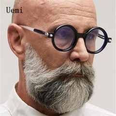 Uemi* 4682 Armação de Óculos Masculino Italian Retrô