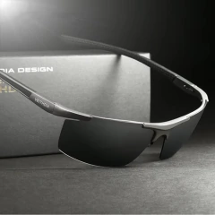 Óculos De Sol Masculino Alumínio Polarizado Veithdia* 6588 - comprar online