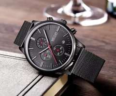 Relógio Masculino Malha Inox Megir* 2011g - tienda online