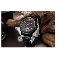 Imagem do Relógio Masculino Aço Inox Data Automática Curren* 8229