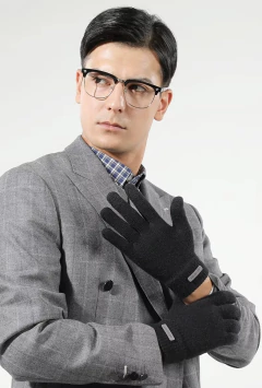 Golovejoy* 0640 Luva Masculina Lã Touch Screen - comprar online