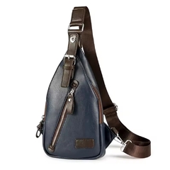 Yqua* 6239 Bolsa Masculina Crossbody Couro - comprar online