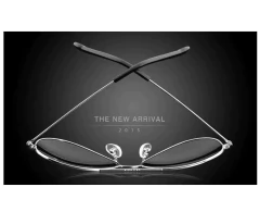 Óculos De Sol Masculino Aço Inox Espelhado Piloto Veithdia* - Simple Market