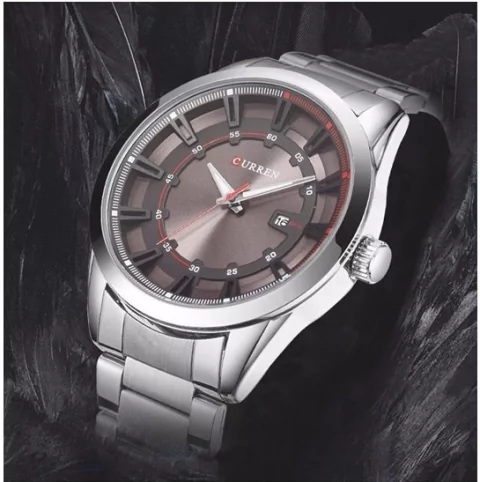 Relógio Masculino Aço Inox Curren* 8246