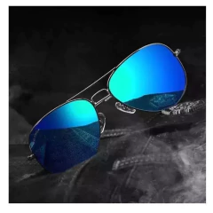 Óculos De Sol Masculino Aço Inox Espelhado Piloto Veithdia* en internet