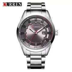 Relógio Masculino Aço Inox Curren* 8246 - comprar online