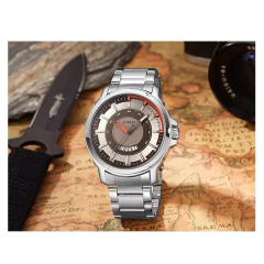 Imagem do Relógio Masculino Aço Inox Data Automática Curren* 8229