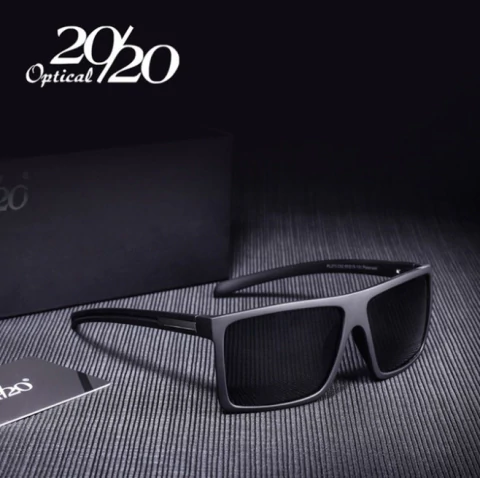 20/20 Optical* Pl273 Óculos De Sol Masculino Acetato Polarizado