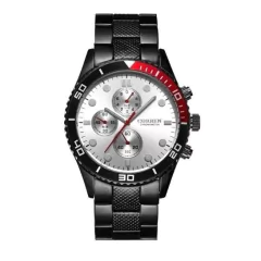 Imagem do Curren* 8028 Relógio Masculino Aço Inox Resistente à Água