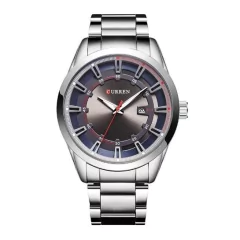 Relógio Masculino Aço Inox Curren* 8246 - Simple Market