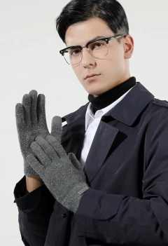 Golovejoy* 0640 Luva Masculina Lã Touch Screen en internet
