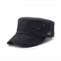 Unikevow* 2080 Boné Masculino Militar Style Aba Curva Lona Canvas 100% Algodão - tienda online